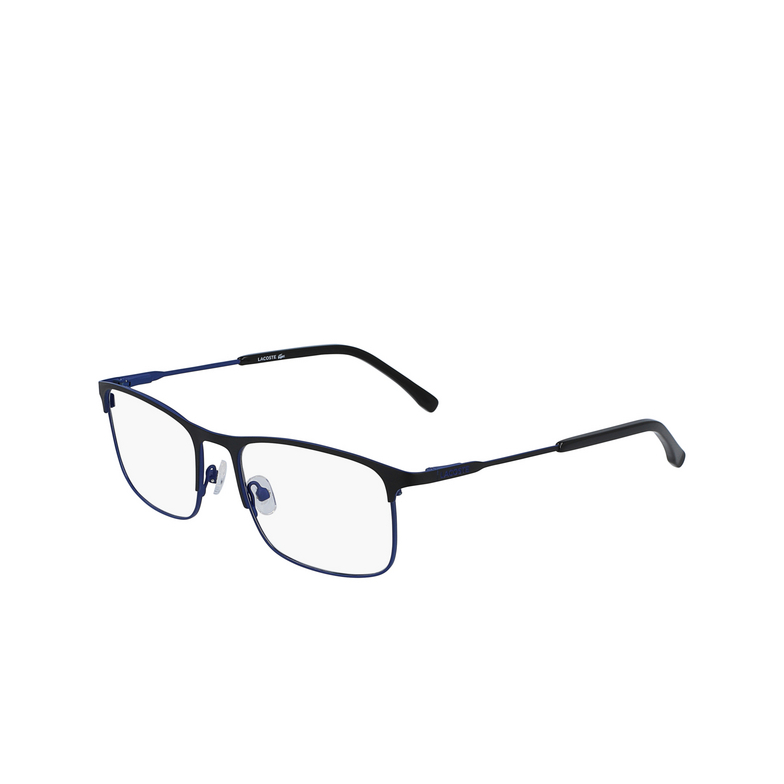 Lacoste L2252 Korrektionsbrillen 001 matte black / blue - 3/4