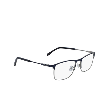 Lacoste L2252 Korrektionsbrillen 424 matte blue / grey - Dreiviertelansicht