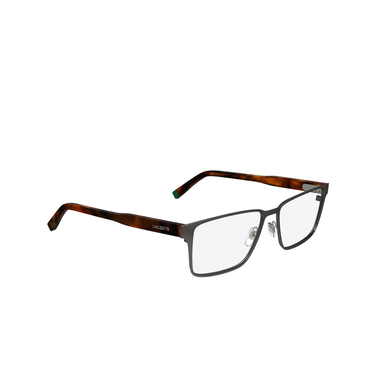 Lacoste L2297 Korrektionsbrillen 033 dark gunmetal - Dreiviertelansicht