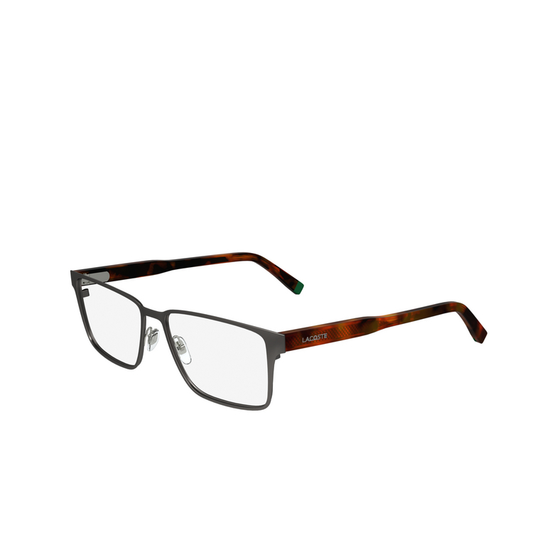 Lacoste L2297 Korrektionsbrillen 033 dark gunmetal - 3/4