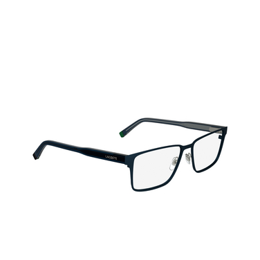 Lacoste L2297 Korrektionsbrillen 424 matte blue - Dreiviertelansicht