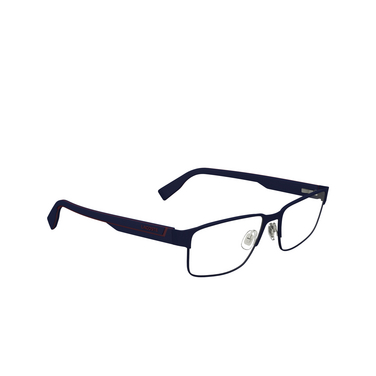 Lacoste L2298 Korrektionsbrillen 424 matte blue - Dreiviertelansicht