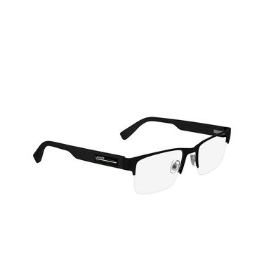 Lacoste L2299 Eyeglasses 002 matte black - three-quarters view
