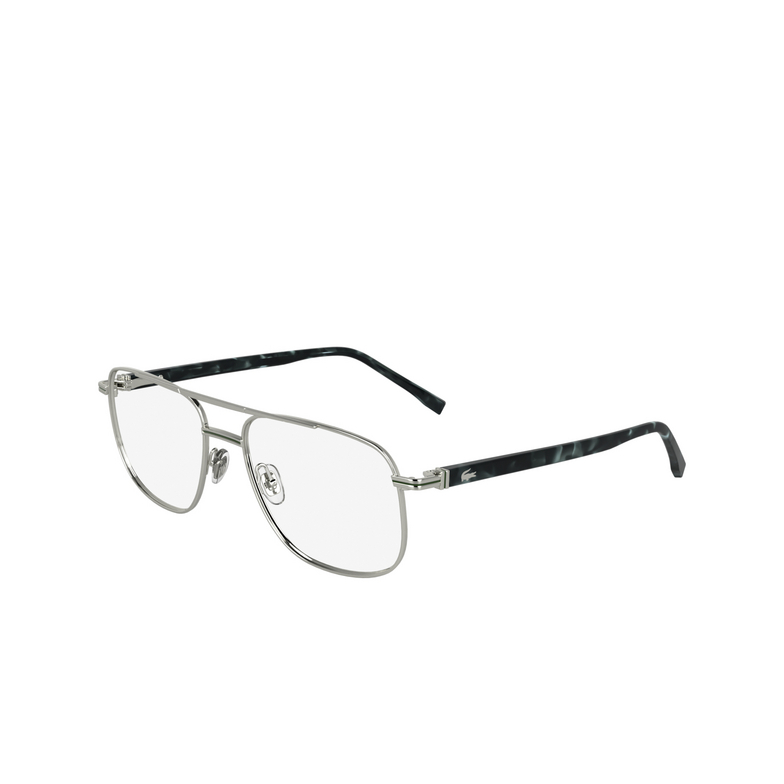 Lacoste L2302 Eyeglasses 045 silver - 3/4