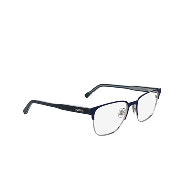 Occhiali da vista Lacoste L2304 424 matte blue - tre quarti