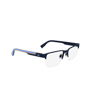 Lacoste L2305 Korrektionsbrillen 410 blue - Dreiviertelansicht