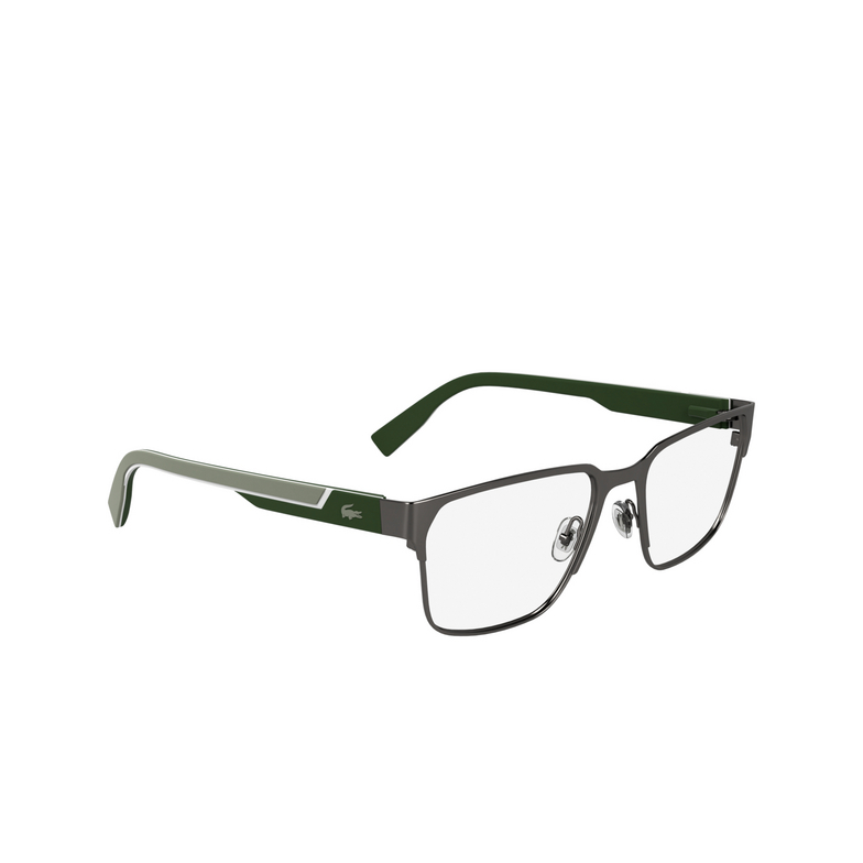 Gafas graduadas Lacoste L2306 035 matte dark gunmetal - 2/3