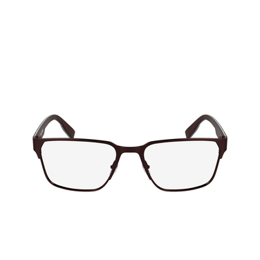 Lunettes de vue Lacoste L2306 601 matte burgundy - Vue de face