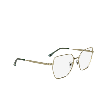 Lacoste L2309 Korrektionsbrillen 713 matte gold - Dreiviertelansicht