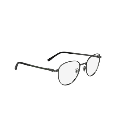 Lacoste L2312 Eyeglasses 039 dark gunmetal - three-quarters view