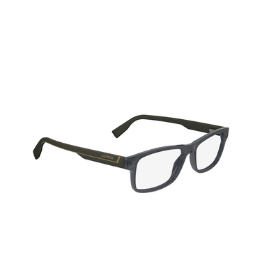 Lunettes de vue Lacoste L2707N 035 transparent grey - Vue trois quarts