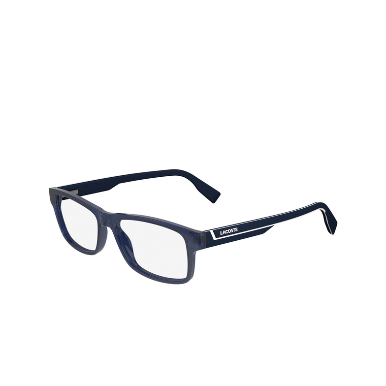 Lunettes de vue Lacoste L2707N 400 blue avio - 3/4