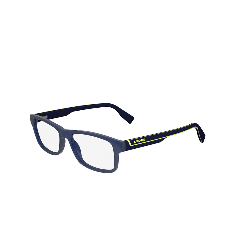 Lunettes de vue Lacoste L2707N 424 matte blue - 3/4