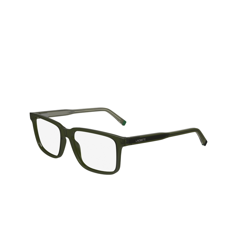 Lacoste L2946 Eyeglasses 275 transparent khaki - 3/4
