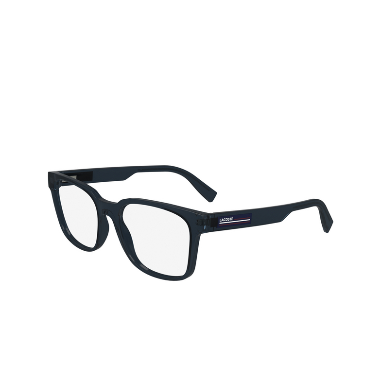 Lacoste L2947 Eyeglasses 410 transparent blue - 3/4