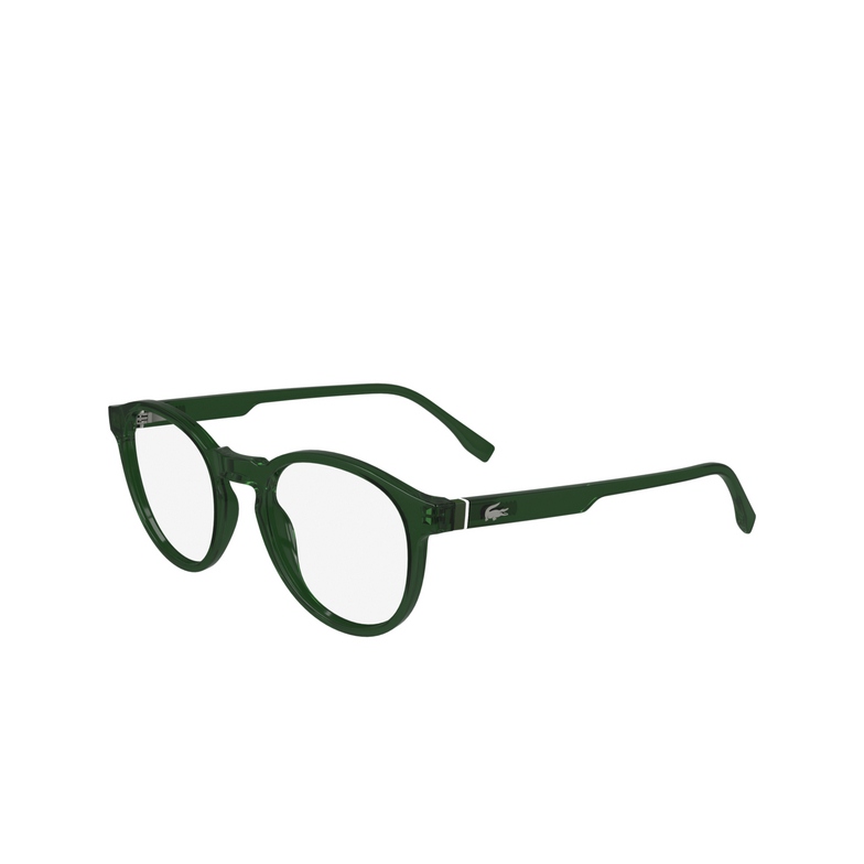 Lacoste L2950 Eyeglasses 301 transparent green - 3/4