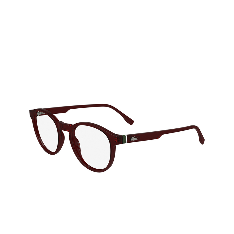 Lacoste L2950 Korrektionsbrillen 601 transparent burgundy - 3/4