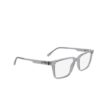 Lacoste L2963 Eyeglasses 035 transparent grey - three-quarters view
