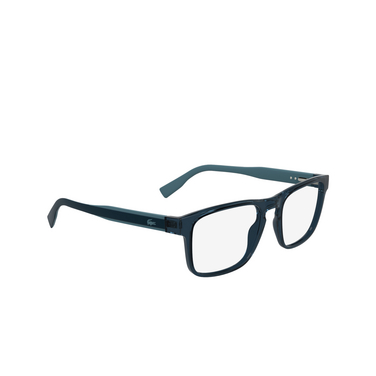 Gafas graduadas Lacoste L2972 410 transparent blue - Vista tres cuartos