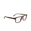 Occhiali da vista Lacoste L2972 601 transparent burgundy - anteprima prodotto 2/3