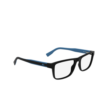 Lacoste L2973 Eyeglasses 001 black - three-quarters view