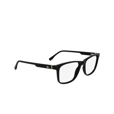 Lacoste L2974 Eyeglasses 001 black - three-quarters view