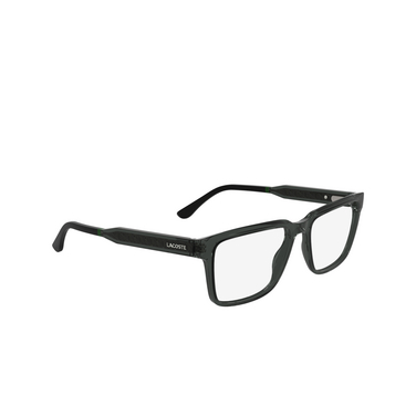 Lacoste L2976 Eyeglasses 035 transparent grey - three-quarters view