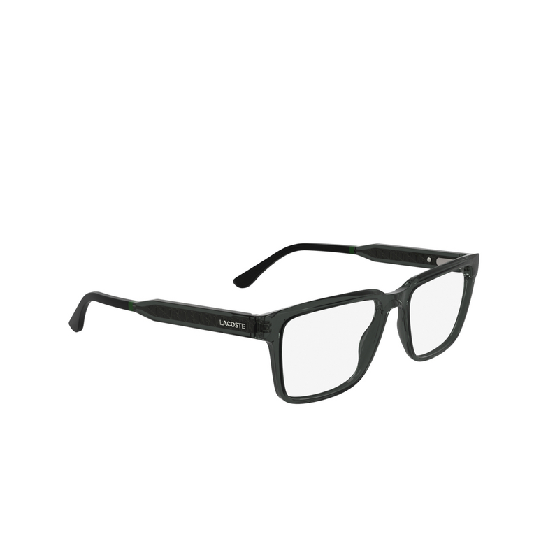 Lacoste L2976 Eyeglasses 035 transparent grey - 2/3