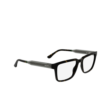 Lacoste L2976 Eyeglasses 230 dark havana - three-quarters view