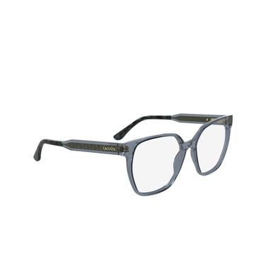 Lacoste L2978 Eyeglasses 035 transparent grey - three-quarters view