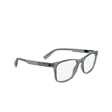 Lacoste L2979 Eyeglasses 035 transparent grey - three-quarters view