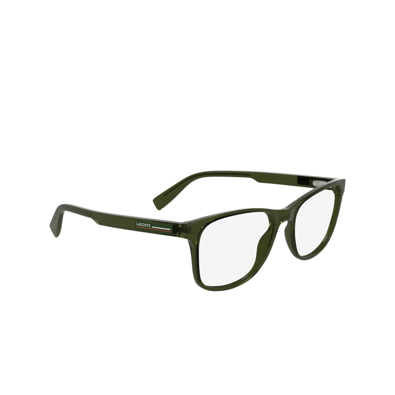 Lunettes de vue Lacoste L2979 275 transparent khaki - 2/3