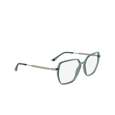 Lacoste L2981 Eyeglasses 400 transparent azure - three-quarters view