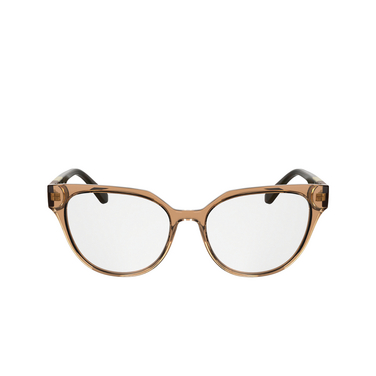 Lunettes de vue Lacoste L2982 204 transparent brick - Vue de face