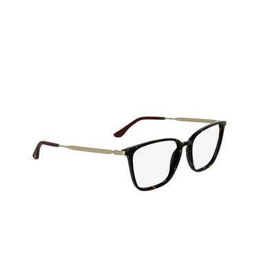 Gafas graduadas Lacoste L2984 230 dark havana - Vista tres cuartos