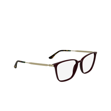 Lunettes de vue Lacoste L2984 601 burgundy - Vue trois quarts