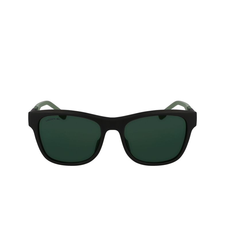 Lacoste L6043S Sunglasses 002 matte black / green mirror - 1/4