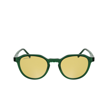 Lunettes de soleil Lacoste L6052S 301 transparent green - Vue de face