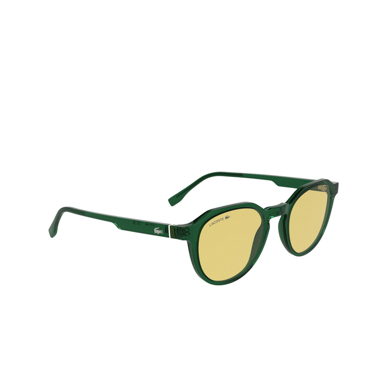 Lacoste L6052S Sunglasses 301 transparent green - 2/3