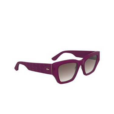 Lacoste L6053S Sunglasses 526 opaline cyclamen - three-quarters view