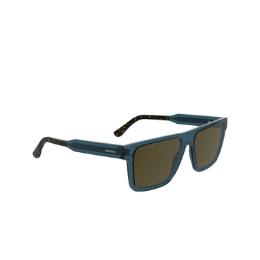 Lacoste L6059S Sunglasses 410 transparent blue - three-quarters view