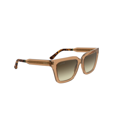 Lacoste L6063S Sonnenbrillen 204 transparent brick - Dreiviertelansicht