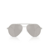 Occhiali da sole Michael Kors BRENTWOOD 19036G matte silver - anteprima prodotto 1/3