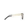 Occhiali da vista Michael Kors COCONUT GROVE 3332 light gold / black - anteprima prodotto 3/3