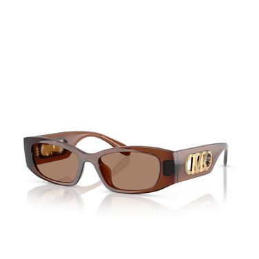 Michael Kors RHODES Sunglasses 402173 brown transparent - three-quarters view