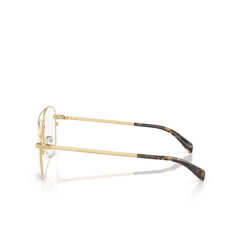 Occhiali da vista Michael Kors SãO PAULO 1896 shiny yellow gold - 3/3