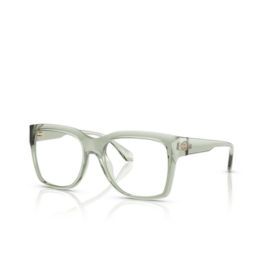 Occhiali da vista Michael Kors SARASOTA 4022 smokey olive transparent - tre quarti