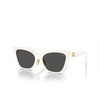 Miu Miu MU 02ZS Sunglasses 1425S0 white - product thumbnail 2/3