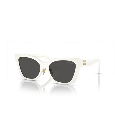 Miu Miu MU 02ZS Sunglasses 1425S0 white - three-quarters view