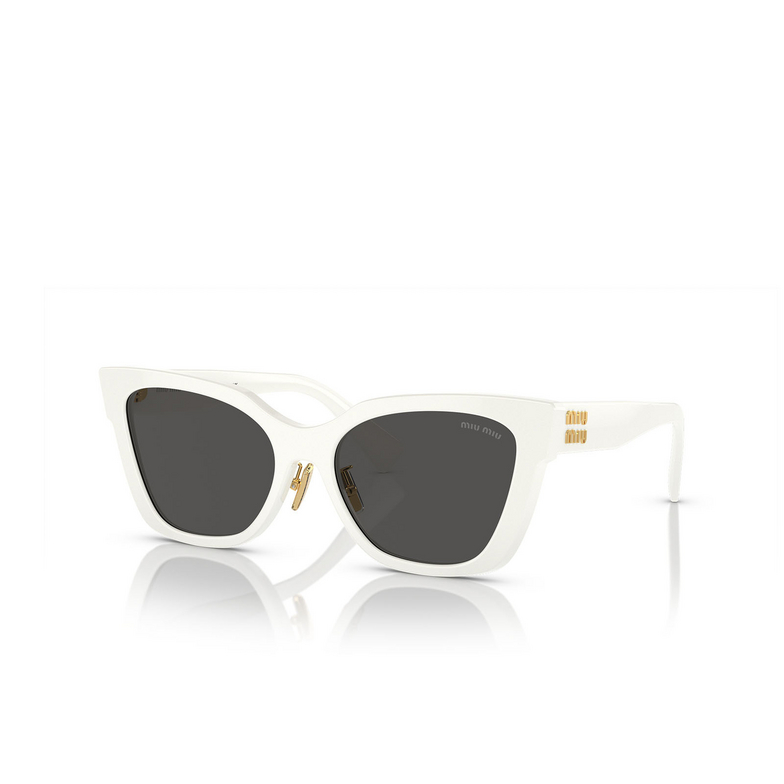 Miu Miu MU 02ZS Sunglasses 1425S0 white - 2/3